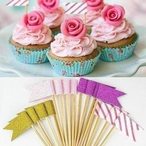 Toppers Flags & Food Picks Decor PREMIUM